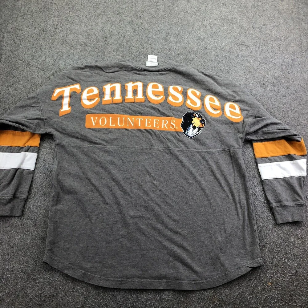 Tennessee Volunteers Shirt Womens Medium Gray Long Sleeve NCAA Knights Apparel